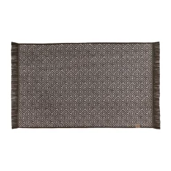 Alfombra de baño Morocco 50x80 cm, Chocolate-off-white