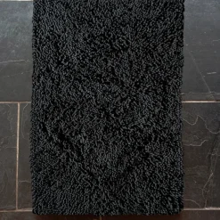 Alfombra de baño Rasta, pequeña, negro