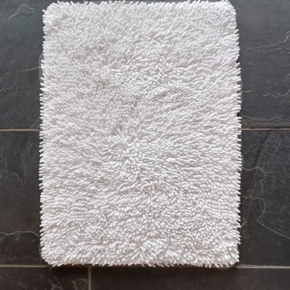 Alfombra de baño Rasta, pequeña, blanco