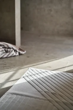 Alfombra de baño Stripes 50x90 cm, blanco