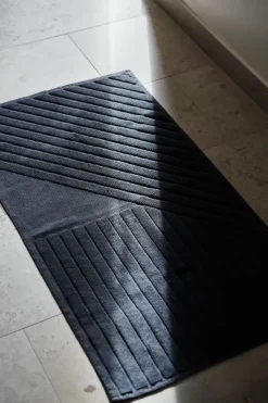 Alfombra de baño Stripes 50x90 cm, azul