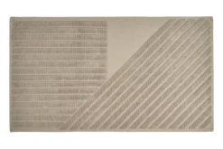 Alfombra de baño Stripes 50x90 cm, Beige