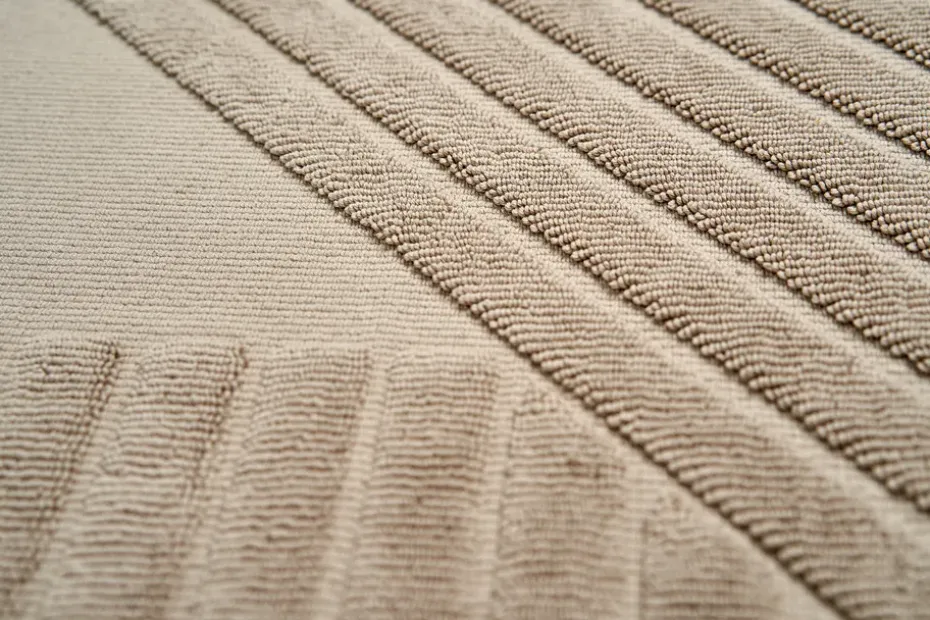 Alfombra de baño Stripes 50x90 cm, Beige