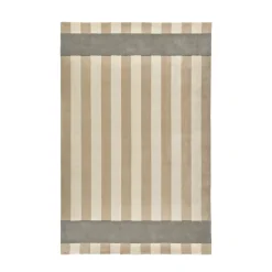 Alfombra de lana Aisles, Beige, 200x300 cm