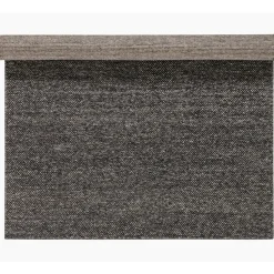 Alfombra de lana Flock gris oscuro, 200x300 cm