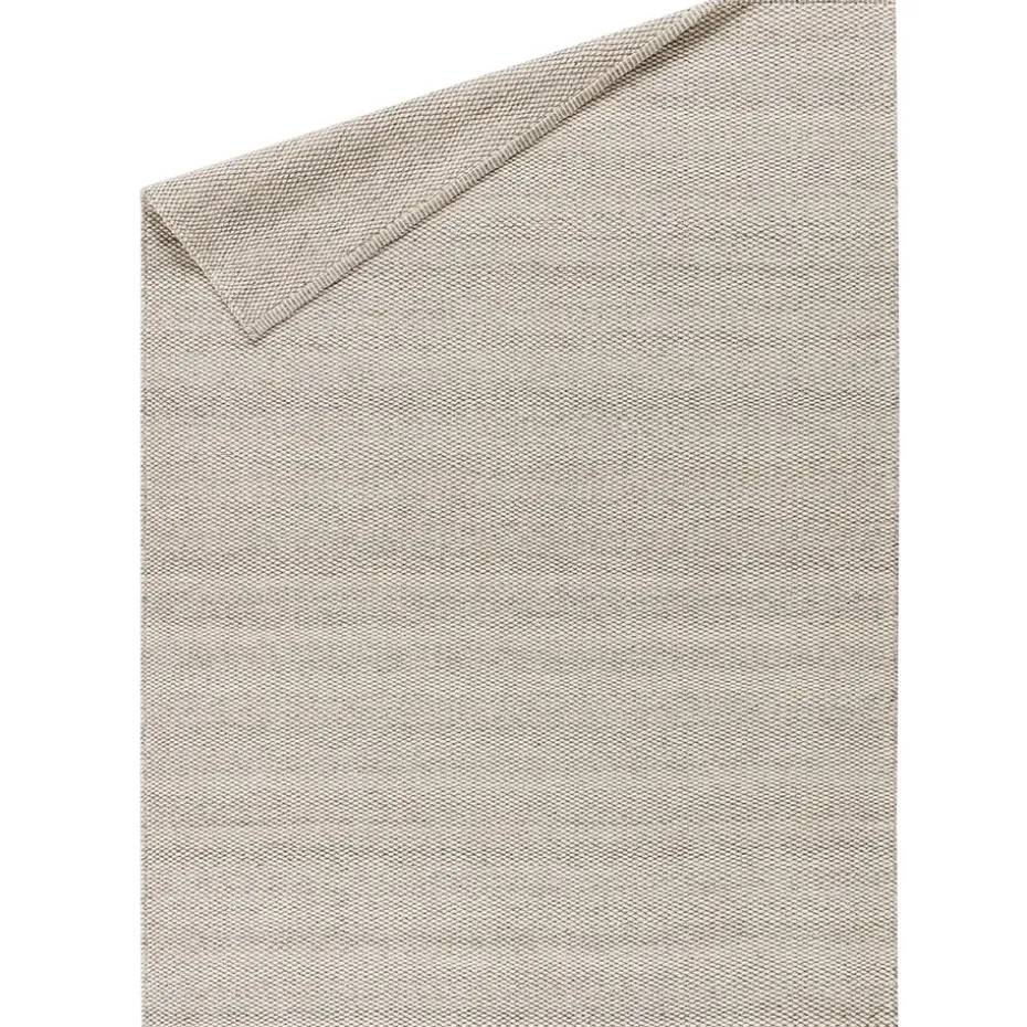 Alfombra de lana Lea blanco natural, 170x240 cm