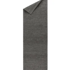 Alfombra de lana Lea gris natural, 80x240 cm