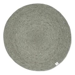 Alfombra de lana Merino redonda Ø160 cm, Green