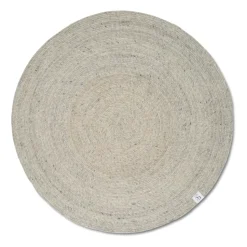 Alfombra de lana Merino redonda Ø200 cm, Concrete