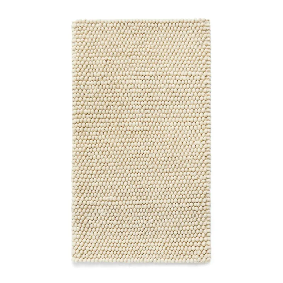 Alfombra de lana Peas 80 x 140 cm, Soft grey