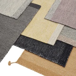 Alfombra de lana Ply 80x200 cm, Black-white