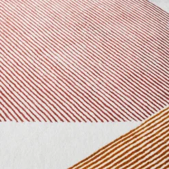 Alfombra de lana Stripes rosa, 200x300 cm