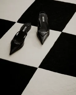 Alfombra de lana Tenman 200x300 cm, Black-white