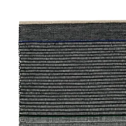 Alfombra de lana Tribulus One 80x250 cm, negro, blanco, azul, verde