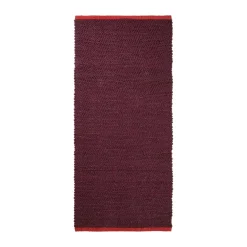 Alfombra de pasillo Notes 70x150 cm, Wine