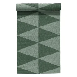 Alfombra de plástico Rime verde, 70x250cm