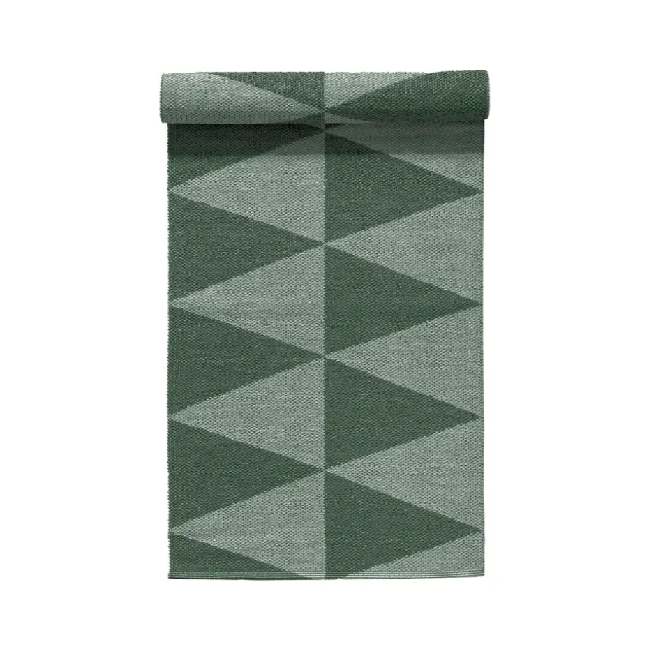 Alfombra de plástico Rime verde, 70x150cm