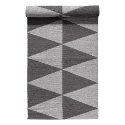 Alfombra de plástico Rime gris, 70x250cm