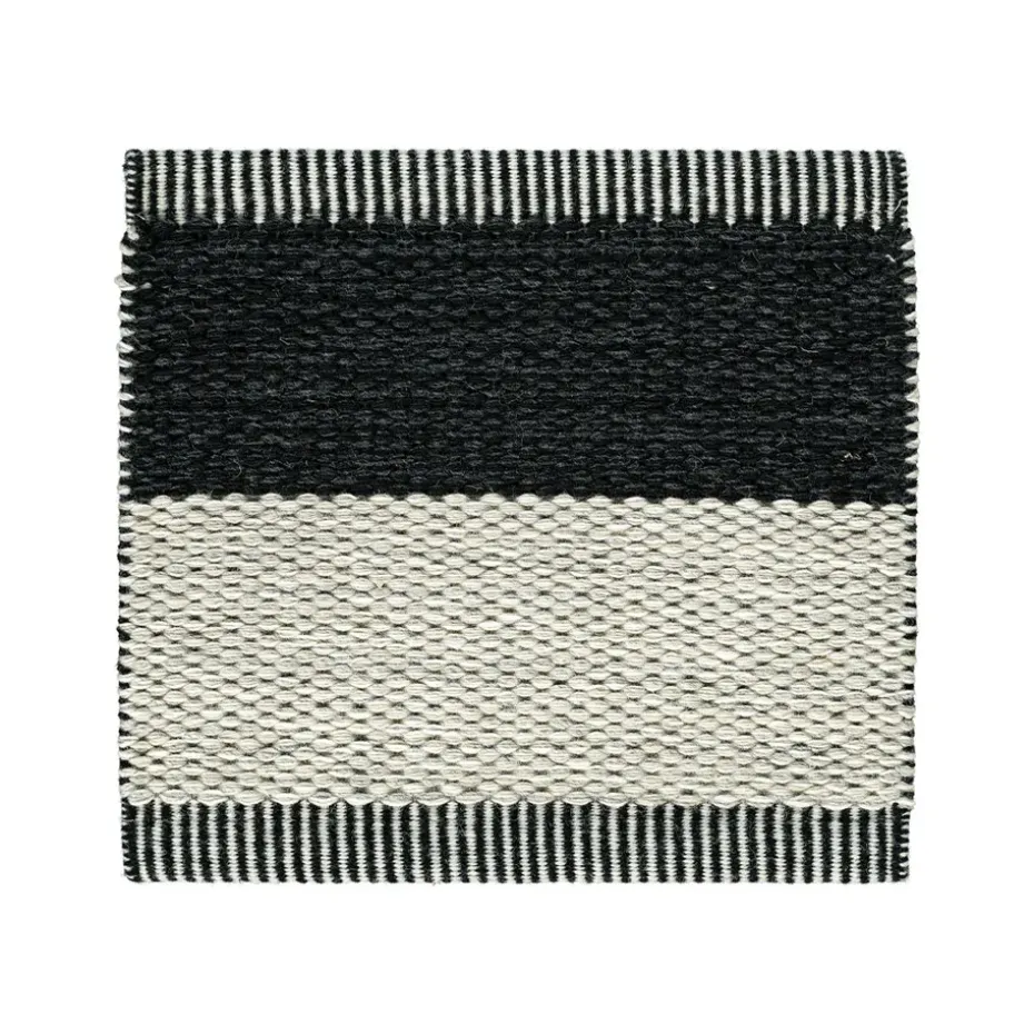 Alfombra de recibidor Wide Stripe Icon, Midnight black 200x85 cm