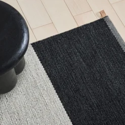 Alfombra de recibidor Wide Stripe Icon, Midnight black 200x85 cm