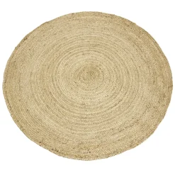 Alfombra de yute Merida redonda, 120 cm