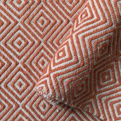 Alfombra Diamond 170x230 cm, Burnt orange