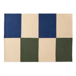 Alfombra Ethan Cook Flat Works 170x240 cm, Peach green check