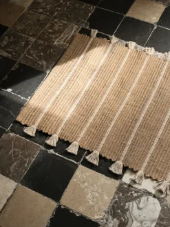 Alfombra Ezra 70x140 cm, Natural-off white