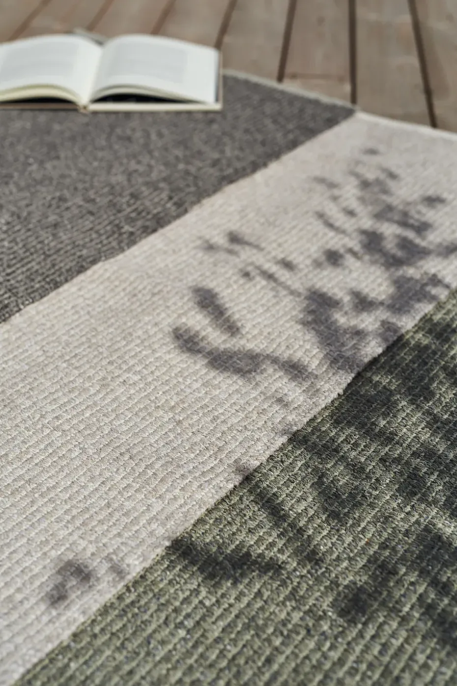 Alfombra Fallow dusty green, 70x250cm