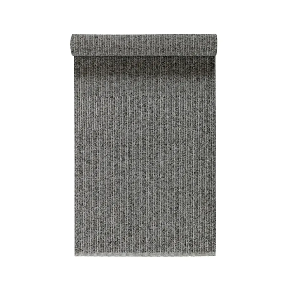 Alfombra Fallow gris oscuro, 70x150cm