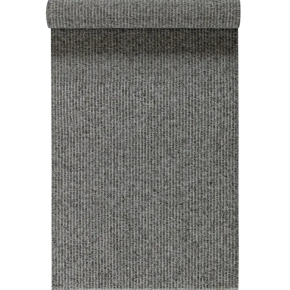 Alfombra Fallow gris oscuro, 70x150cm