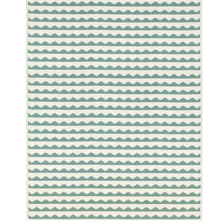 Alfombra Gittan, grande aqua, 150 x 200 cm