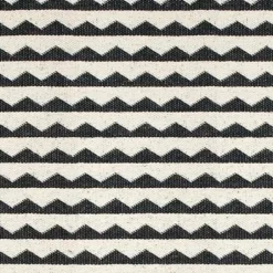 Alfombra Gittan, grande negro, 150 x 200 cm