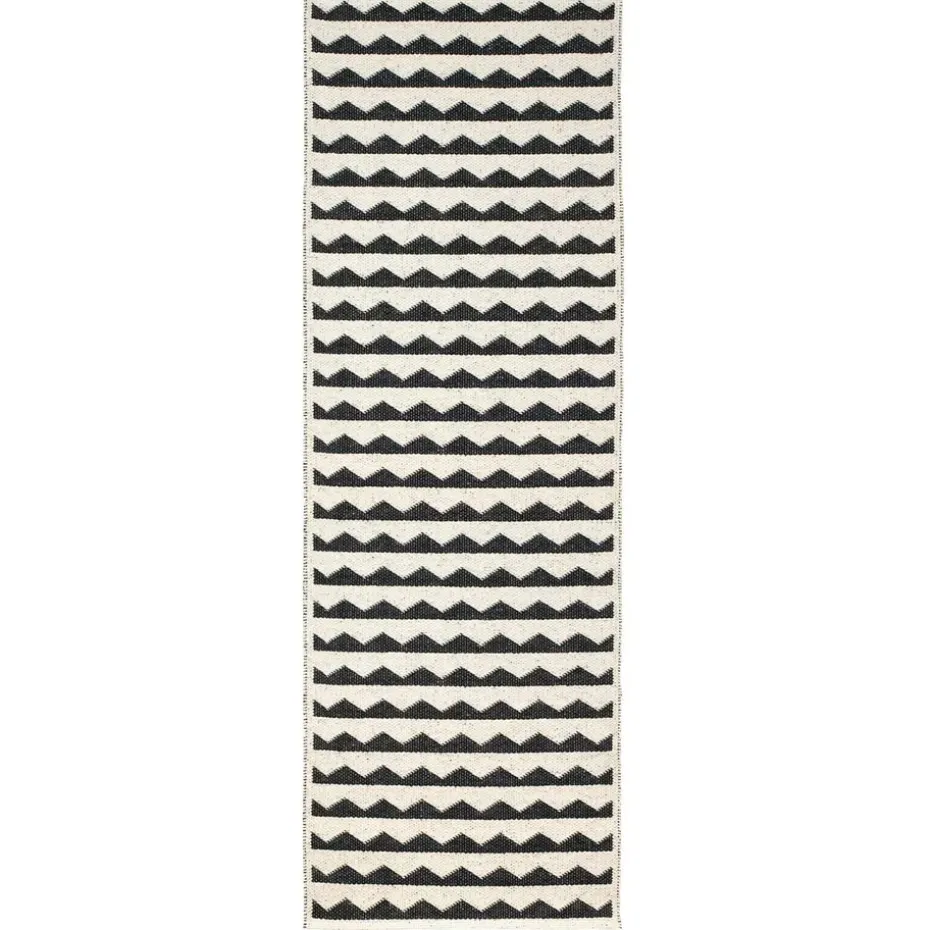 Alfombra Gittan, negro, 70 x 250 cm