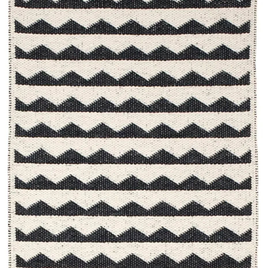 Alfombra Gittan, negro, 70 x 250 cm
