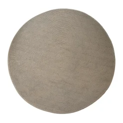 Alfombra Knit Ø200 cm, Dark sand (Soft Rope)