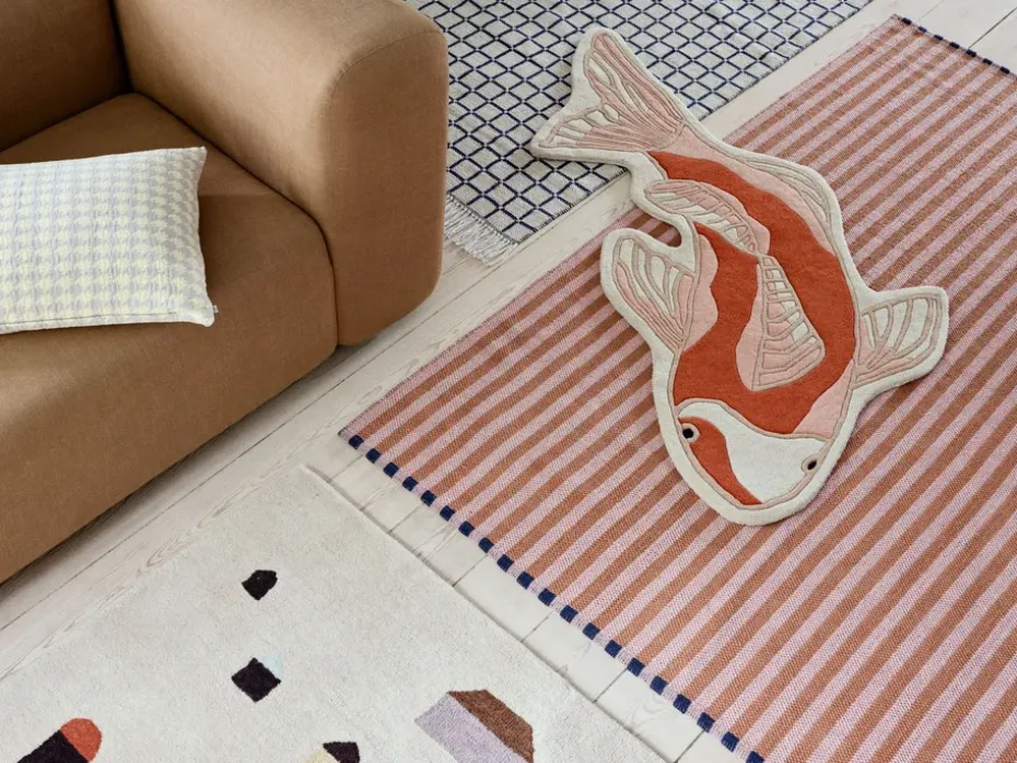 Alfombra Koi 97x130 cm, Pumkin orange