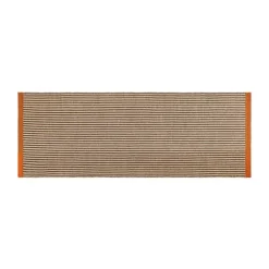 Alfombra Line, Negro 70x250 cm