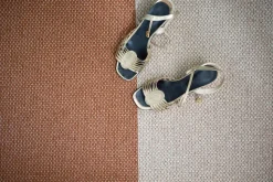Alfombra Moor cream (blanco crema-terracota), 70x200 cm