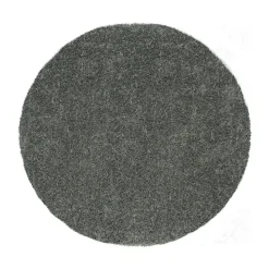 Alfombra redonda Moss, Nickel grey 300 cm