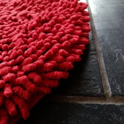 Alfombra redonda Rasta Ø120 cm, Rojo