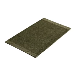 Alfombra Rombo verde musgo, 90x140 cm