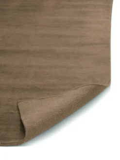 Alfombra Solid, Marrón, 170x230 cm