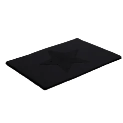 Alfombra Star, pequeña, negro