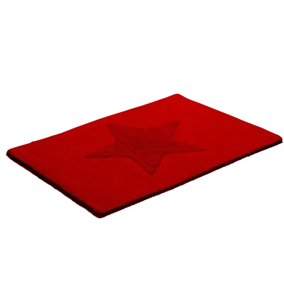 Alfombra Star, pequeña, rojo