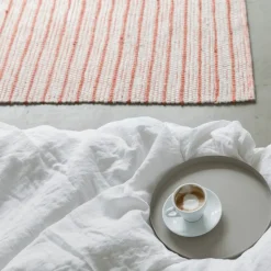 Alfombra Stripe 140x200 cm, Burnt orange