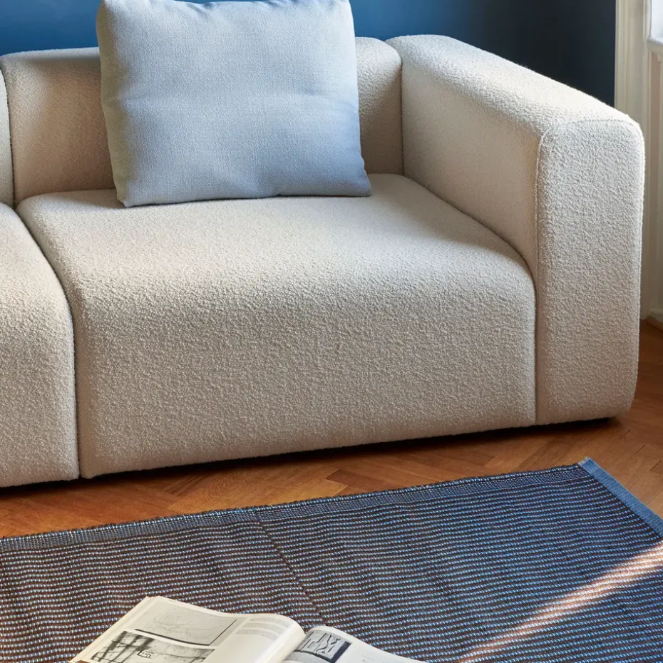 Alfombra Tapis 170 x 240 cm, Chestnut-blue