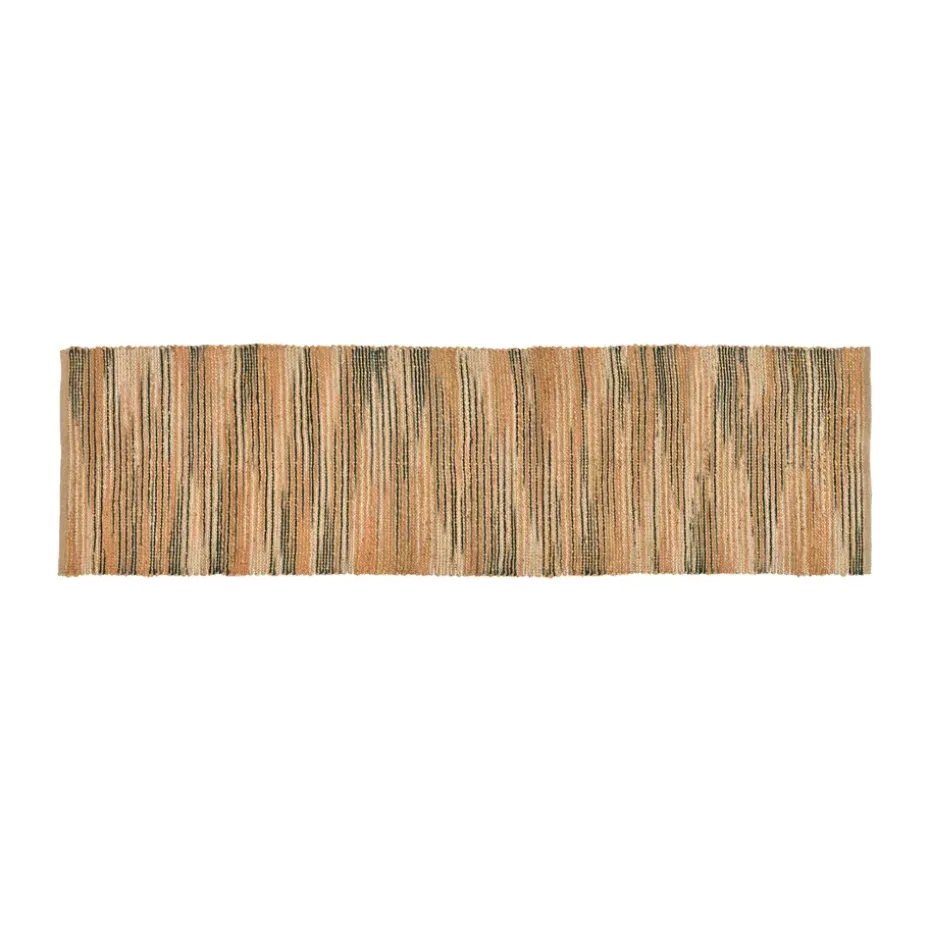 Alfombra Vem, Green-nature-pink, 70x250 cm