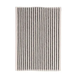 Alfombrilla de baño Drift 50x70cm, Blanco-negro