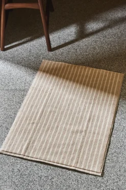 Alfombrilla de baño Drift 50x70cm, Beige-blanco